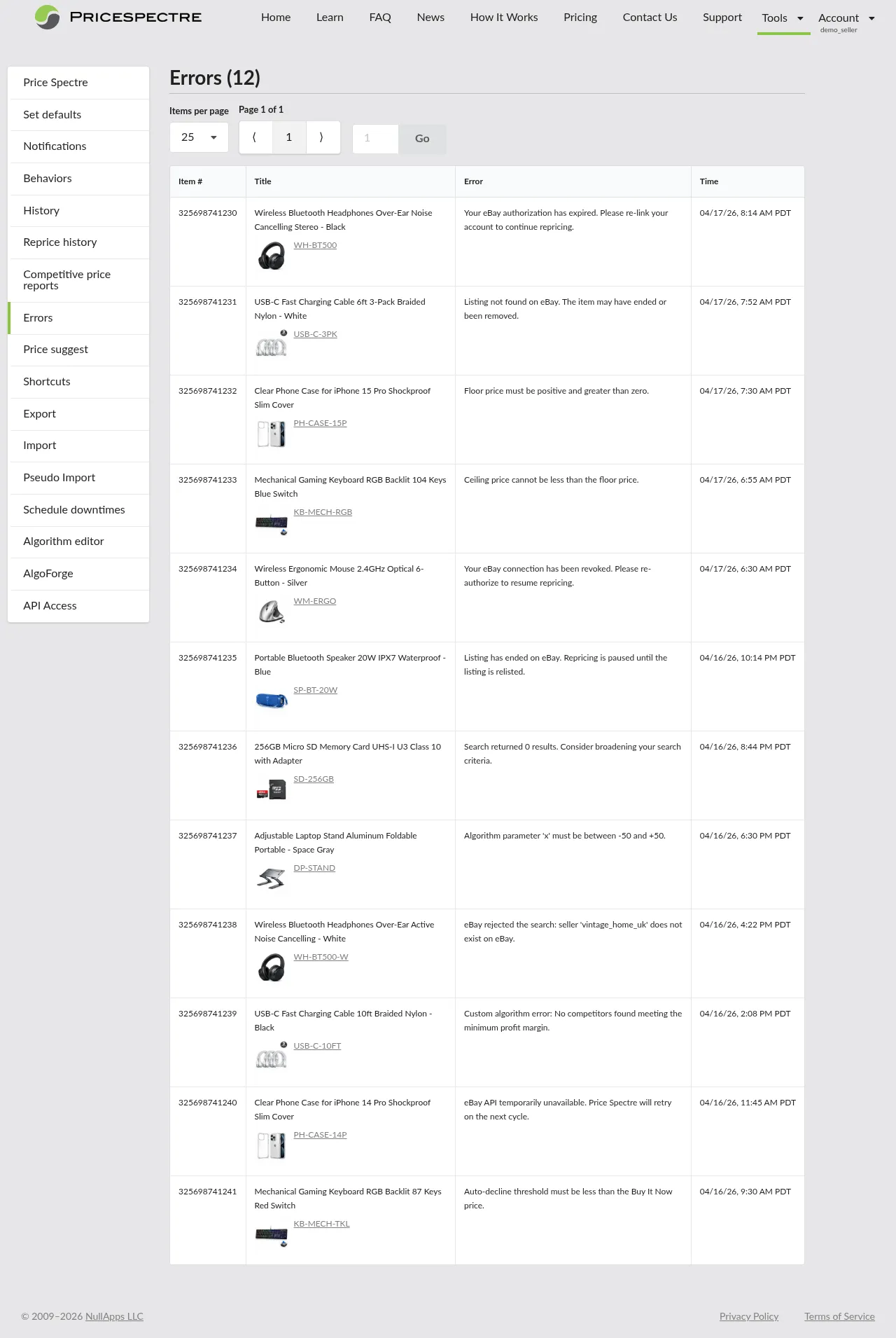 Errors And Troubleshooting