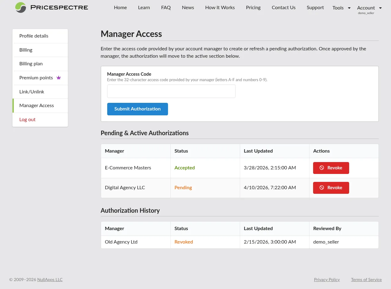 Manager Access