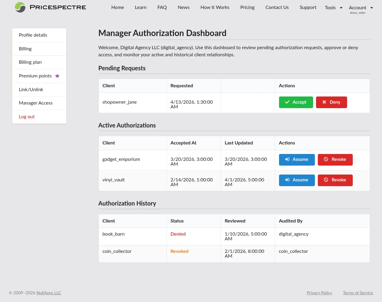 Manager Dashboard